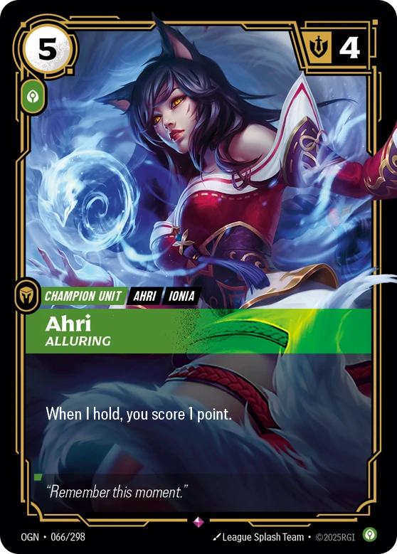 Ahri, Alluring