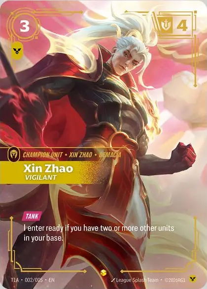 Xin Zhao, Vigilant